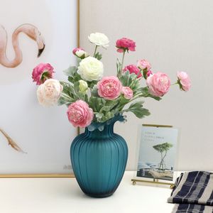 Großhandel dekorative Blumen Simulation Pfingstrose Home Display Fenster Seidenblume