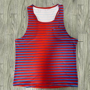 Herrtankar Brand Run Athletics Tank Top Runnning Speed ​​Fitness Shirt Mens klädkillar ärmlös Västidrottare Track Field Singlet 230620