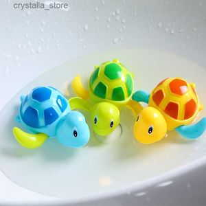Simulation Turtle Children's Clockwork Bath Toys Cute Turtle Shower Toys Pool Party Toys Baby Swim Play Toys Pools Water Fun L230518