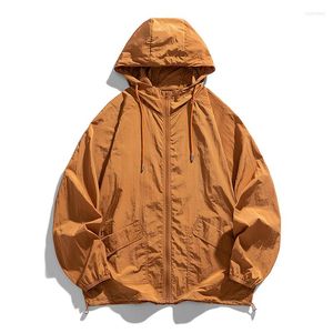 Giacche da uomo Estate Oversize Baggy Protezione solare Giacca da uomo Protezione solare sottile Abbigliamento Moda Coreano Street Skin Coat Capispalla Uomo Donna