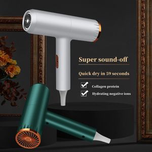 Hair Dryers Fashion Professional Dryer High Power Fast Drying Negative Ion Intelligent Noise Reduction Home el 230620