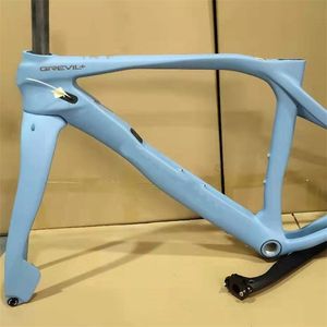 Bilbilsställen Grevil Carbon Frame Bike Disc Racing Bicicleta Disk Bicycle Frameset Cyclocross Made in Taiwan 230617