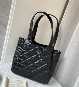 New Tote bag fashion women's hand shopping bag diamond grain leather bucket bags