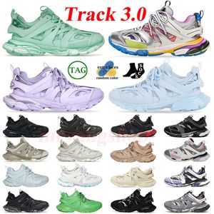 Designer Luxury Brand Men Women Casual Shoes Track 3 3.0 Runners White Black Sneakers Tess.S. Gomma Leather Trainer Nylon Printed Platform Running Shoe 36-45