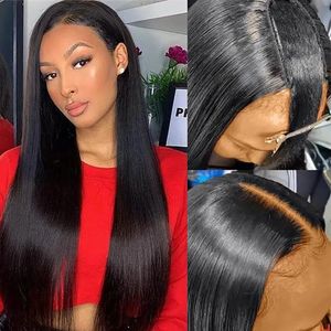 250 Density Lace Wig 13x4 Straight Lace Front Wig Hd Transparent Lace Frontal Wig Bone Straight Human Hair Wigs For Women Remy