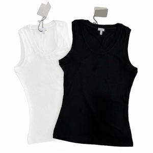 Top da donna ricamo logo canottiere canottiere magliette anagramma top designer tuta da yoga reggiseno gilet da donna tinta unita vintage maglietta Femme