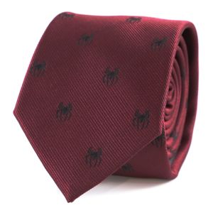 Bow Ties Microfiber Jacquard Black Spider Movie Theme Slips Tie Men 230619