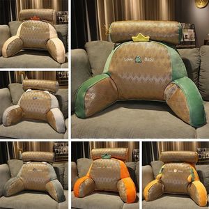 Cushiondecoratif Yastık Buz Fasulyesi Üçgen Yastık Başucu Karikatür Kanepe Yastığı Geri Yumuşak Büyük Backrest Yatak Odası Tatami Kum Pencere Yatak Sandalye Bel Yastığı 230619