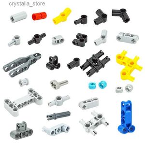 DIY Tekniska delar Axel Pin Connectors Byggnadsblock 32034 32015 32014 2853 3713 57515 14720 87082 MOC Bricks Education Toy L230518