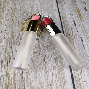 Mattierter leerer Lipgloss-Röhrenbehälter mit Pinsel-Make-up-Maut für Lipgloss-Cosmtic-Behälter, schneller Versand F448 Xbslu