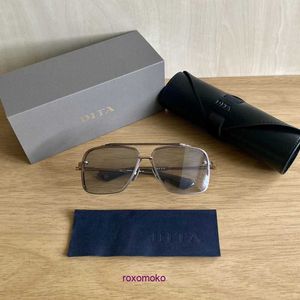 Лучшие оригинальные оптовые солнцезащитные очки DITA Sun Glasses Only Dita Mach Six Rose Gold Black Rhodium Titanium DTS121 02 930 Новый ZR0Y