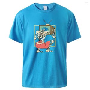 T-shirt da uomo Un'accattivante Soap Opera T-shirt da uomo T-shirt oversize in morbido cotone Basic All Match Abbigliamento traspirante Vintage Classic