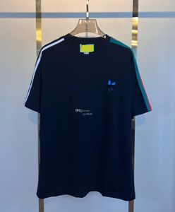 Polo Masculino Plus Tees Gola redonda bordada e estampada estilo polar roupa de verão com algodão puro de rua dy