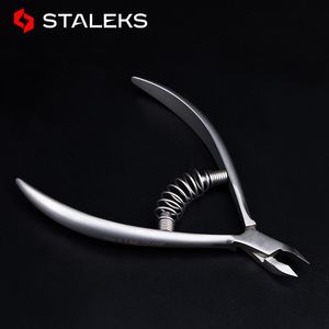 Cuticle Scissors STALEKS Pro Stainless Steel Toenail Nipper High Precision Dead Skin Scissor Nail Plier Manicure Tool 230619