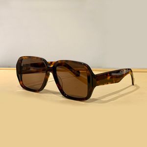 Occhiali da sole quadrati oversize Havana Lenti grigio scuro Occhiali da sole da donna Summer Sunnies gafas de sol Sonnenbrille UV400 Eyewear con scatola
