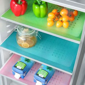 Refrigerator Mats Liners Washable Refrigerators Cuttable Pad Waterproof Fridge Pads Fridge Drawer Book Shelves HZ0036