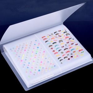 Other Items 80 slots Nail Sticker Storage Book Water Decals Empty Holder Easy Po Album Manicure Art Tools 230619