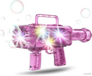 Sand Play Water Fun 69 Hole Machine per bambini Upgrade Toy Gift Bubble-Guns Large Phantom Light Automatic R230620