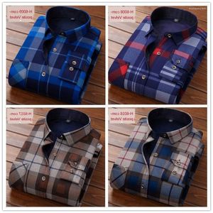 Camisas casuais masculinas outono inverno quente xadrez masculino camisa térmica mangas compridas moda grossa flanela masculina eboy thermo