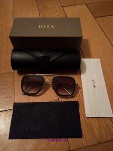 Top Original wholesale Dita sunglasses online store DITA FLIGHT 006 7806 B BLK GLD 52 Z Gold Edition Tony Stark NEW INVOICE