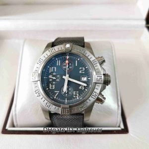 GF Maker Mens 시계 시계 슈퍼 품질 43mm 슈퍼 어벤져 시리즈 크로노 그래프 티타늄 디자이너 시계는 7750 Cal.13 Movement Automatic Men 's Wristwatches를 먹습니다.