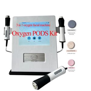 Oxygen Pods Kit Factory Directly Sale Rf Skin Care Face Lift Oxygenation Co2 Bubble Oxygen Facial Kit