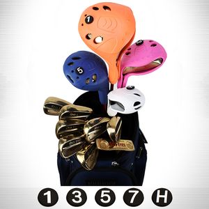 Другие продукты для гольфа 1 PCS Club Head Cover 13 Ut Полный набор древесных столбов TPE Эластичный материал Водонепроницаемое промывание простым в использовании пространство 230620