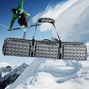 Sacos Outdoor Saco de esqui de prancha única e dupla mochila de ombro de esqui verificado sapato fixador um portátil 230619