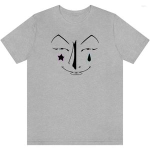 Erkekler tişörtleri Hisoka HXH Tshirt X Hunters Anime T-Shirts Gömlek Erkek Sokak Giyim Tshirts Pamuk Yaz Üstleri Tee T-Shirt