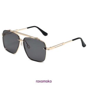 Top Original wholesale Dita sunglasses online store 17302 Fashion Double Beam Trimmed Metal Sunglasses for Men's 2023 New Street Photo Trendy