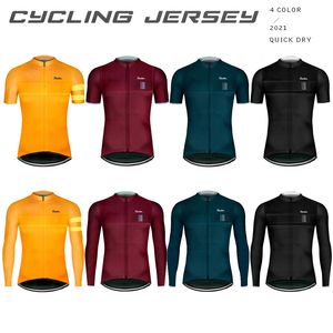 Cycling Shirts Tops Raudax Jerseys Man Long Sleeve Bicycle Clothing Kit Mtb Bike Wear Triathlon Maillot Ciclismo 230620