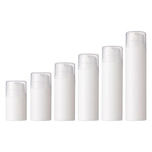 30/50/80/100/120/150ml Airless Bomba Garrafa Loção Creme Recipiente para Cosméticos Cuidados com a Pele Garrafas Plásticas Essenciais Tamanho de Viagem Dispensa Mmcc