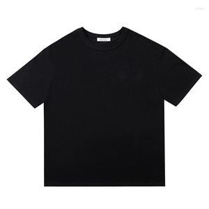 Herr t-skjortor groda drift mode märke sommar o-hals färg bomull fast kort ärm casual swag hip hop streetwear tees t-shirt topp mens