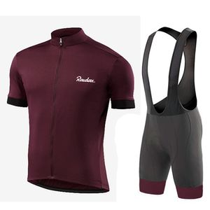 Cykeltröja sätter Team Raudax Men Set Racing Bicycle Clothing Suit Breattable Mountain Bike Clothes Sportwears 230620