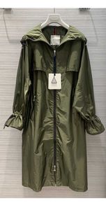 2023 Kadın Ceket Palto Kapşonlu Bel Nefes Alabilir Güneş Koruyucu Giysiler İşlemeli kol bantları rüzgarlık ceket