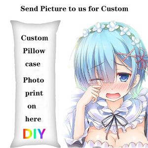 KissenDekoratives Kissen Anpassen DIY Anime 50x150cm Kissenbezug Otaku Bettwäsche Umarmung 3D Sexy Doppelseitiges Körperkissen Home Decor 230620