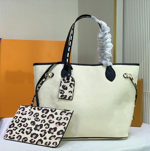 borsa da donna Borse in vera pelle goffrata Designer pelle di vacchetta intrecciata Borsa a tracolla selvaggia Borsa a tracolla con pochette a tracolla Borsa composita leopardata Borsa piccola