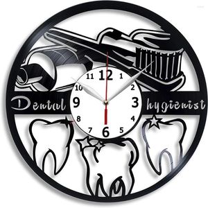 Orologi da parete Orologio da record Igienista dentale Regalo per ogni occasione Dentista Ufficio Decor Ortodonzia Arte