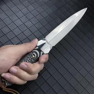 Холодная стальная фиксированная лезвия нож 7cr13 Стальная двойная лезвия G10 Ручка G10 Наружная охота