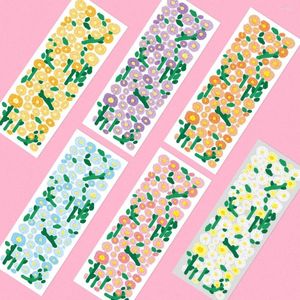 Wrap Prezent Korea Daisy Star Idol Naklezyta karta DIY Scrapbooking Journa