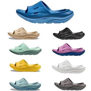 2023 One One Ora Recovery Slide 3 Designer Sandaler Slippers Shoes Mens Kvinnor Triple White Black Gul Grey Navy Sliders Summer Beach Slipper Slides Sandal