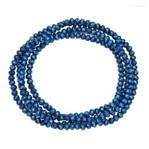 Charm Bracelets Boho Elastic Bangles For Women Vintage Stretch Bohemian Femme Cristal Glass Beads Party DIY Joias