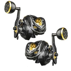 Mulinelli da baitcasting Mulinello da pesca in metallo per esterni Max Drag 16kg 6.31 61BB Mulinello da spinning con impugnatura a sfera in metallo per accessori da pesca all'aperto 230619