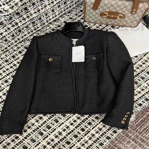 Women's Jackets Designer Early Spring New French Style Celebrity with High Grade Sense, Fashionable Versatile Style, Cardigan Short Coat, Female TDRK