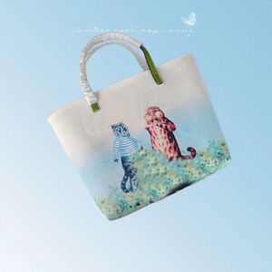 Mini tote çanta kadınlar alışveriş çanta çocukları totes çanta karikatür çanta dükkan çanta omuz tasarımcı çanta lüks plaj çantaları çanta klasik mektuplar hayvan baskı el çantaları