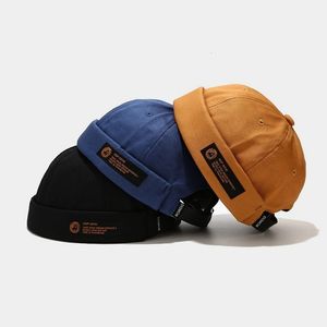 Capskull czapki moda mężczyźni doker cap skullcap retro marynarz czapki czapki kobiety kubełko bezcerem czapki tata unisex 230620