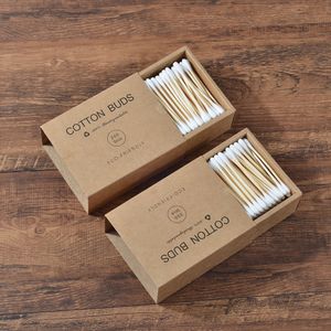 Cotton Swabs 1000Pcs Bamboo Buds Double Head Adults Makeup Swab Microbrush Wood Sticks Nose Ears Cleaning Health Care Tools 230619