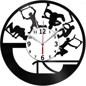 Настенные часы Scooter Clock Art Art Black 12 дюймов для спальни гостиной