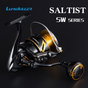 BAITCASTING REELS Japan gjorde LureKiller full metall snurrande jiggingrulle saltist SW4000xg 5000xg 6000 hg 10000 hg 35 kg dragbåt som poppar 230619