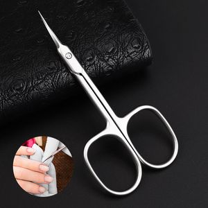 Cuticle Scissors Russian Nail Scissor Curved Wholesale High Quality Stainless Steel Righthanded 94x45cm Other beauty 230619